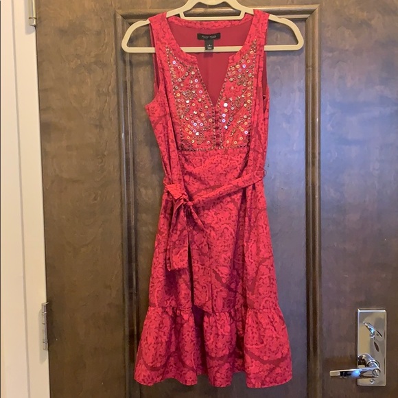 White House Black Market Dresses & Skirts - Pink Beaded White House Black Market Dress